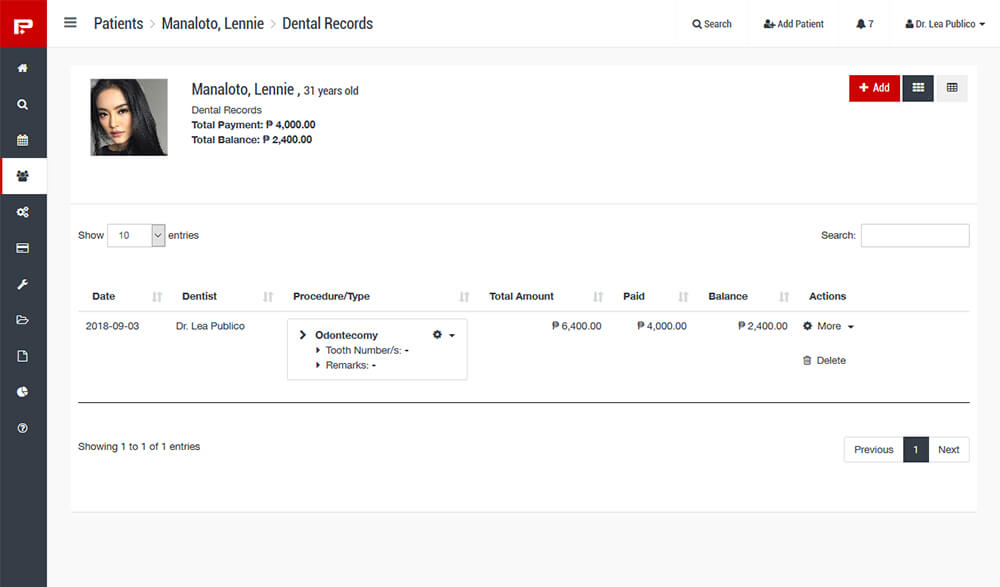 PIMSPlus - Access your patients' records anytime, anywhere. (Patient Information Management System for Dentists)